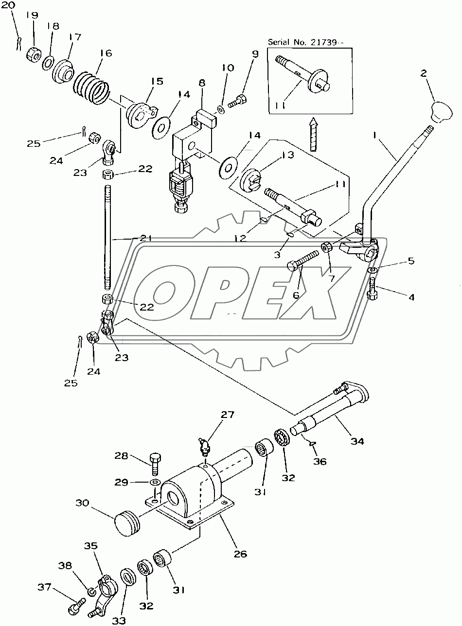  FUEL CONTROL LINKAGE(15686-31573)