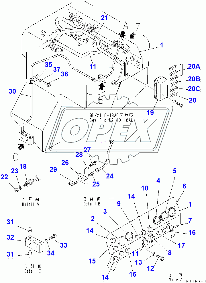  INSTRUMENT PANEL (FOR 155 ENGINE)(31578-)
