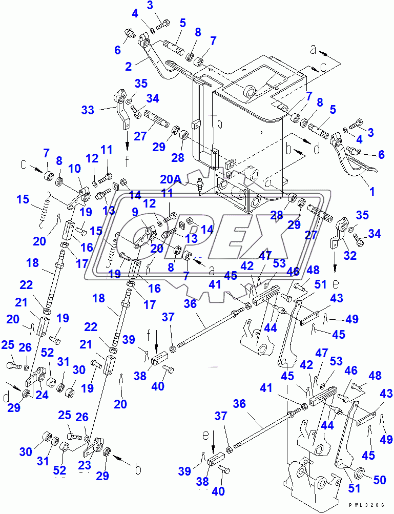  BRAKE PEDAL LINKAGE(15686-31573)