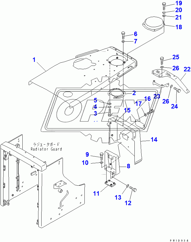  ENGINE HOOD (FOR 155 ENGINE)(31578-)