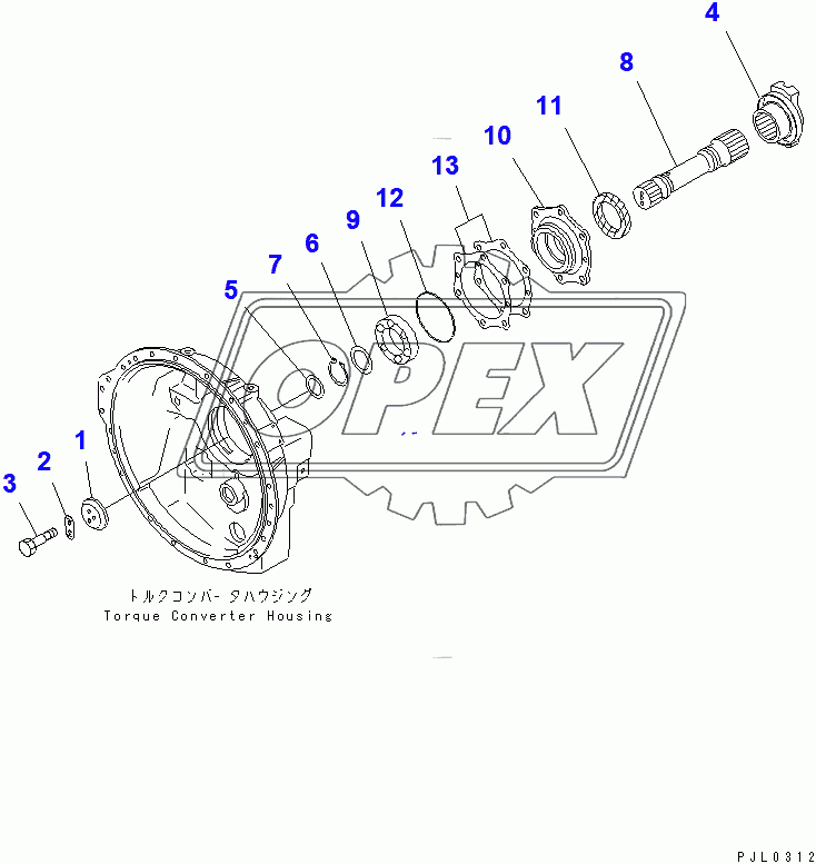  TORQUE CONVERTER OUTPUT(31303-31563)