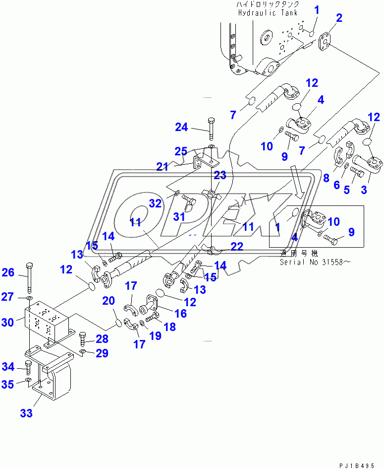  COUNTER WEIGHT PIPING (2/2)(31586-)