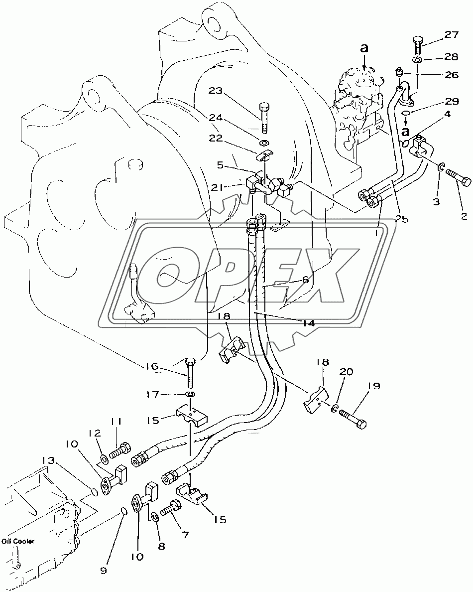  WINCH COOLER PIPING(15686-31573)