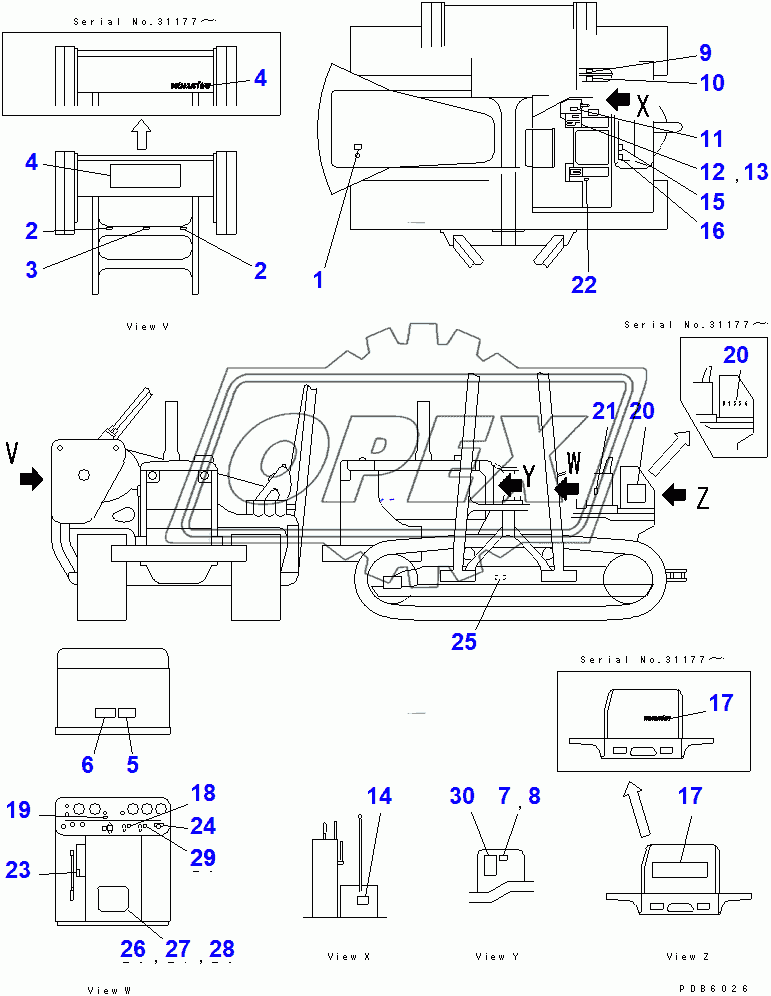  MARK AND PLATES (RUSSIAN)(15686-31415)