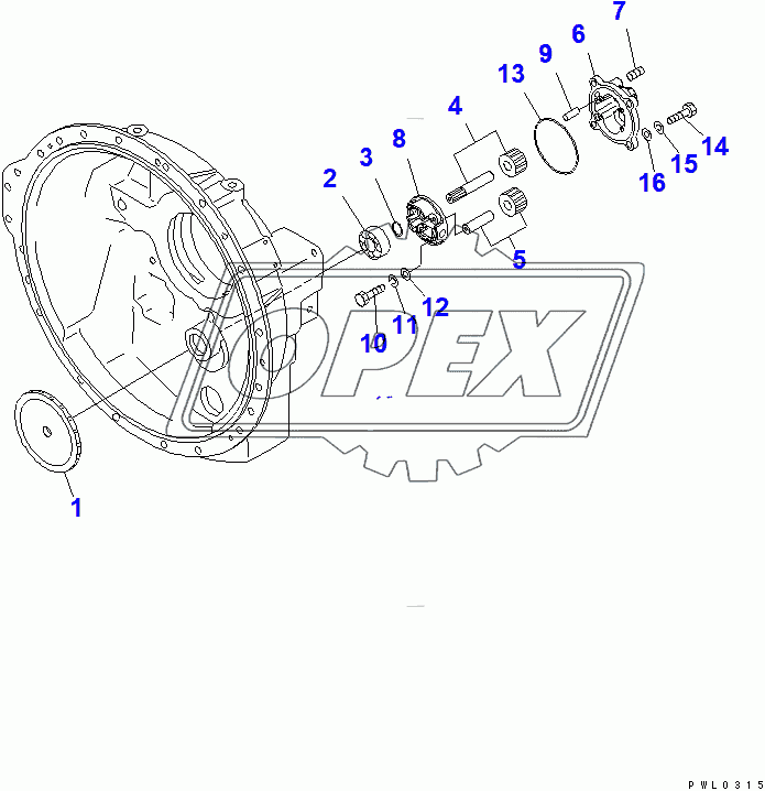  TORQUE CONVERTER PUMP(31564-)