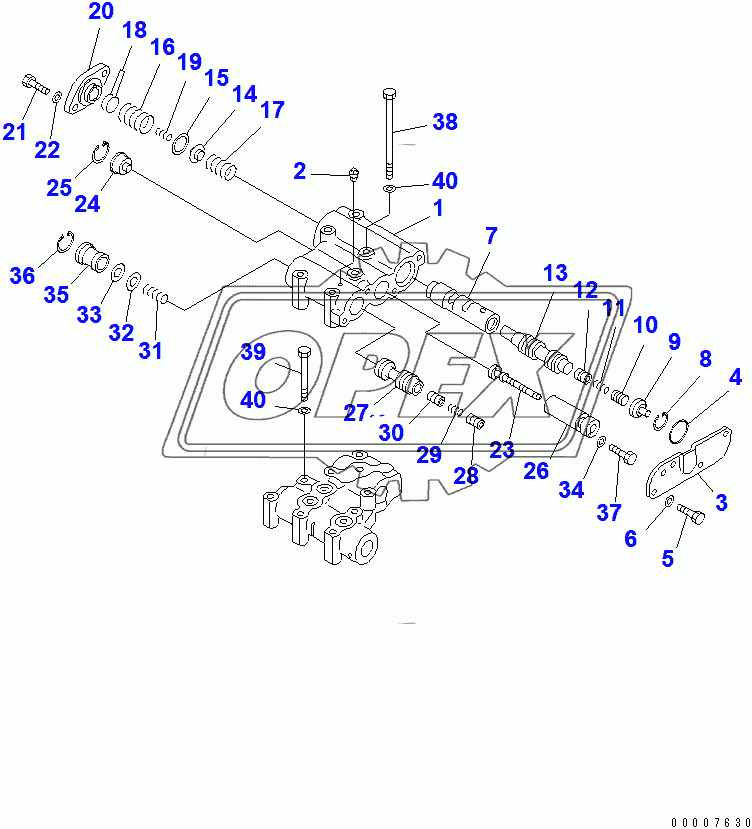  CONTROL VALVE (UPPER)(31564-)