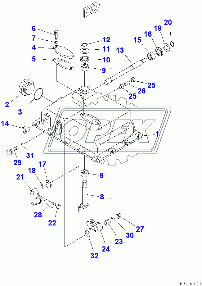  CONTROL VALVE COVER (1/2)(31303-31563)