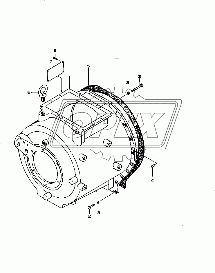  TORQFLOW TRANSMISSION CASE(15686-31302)