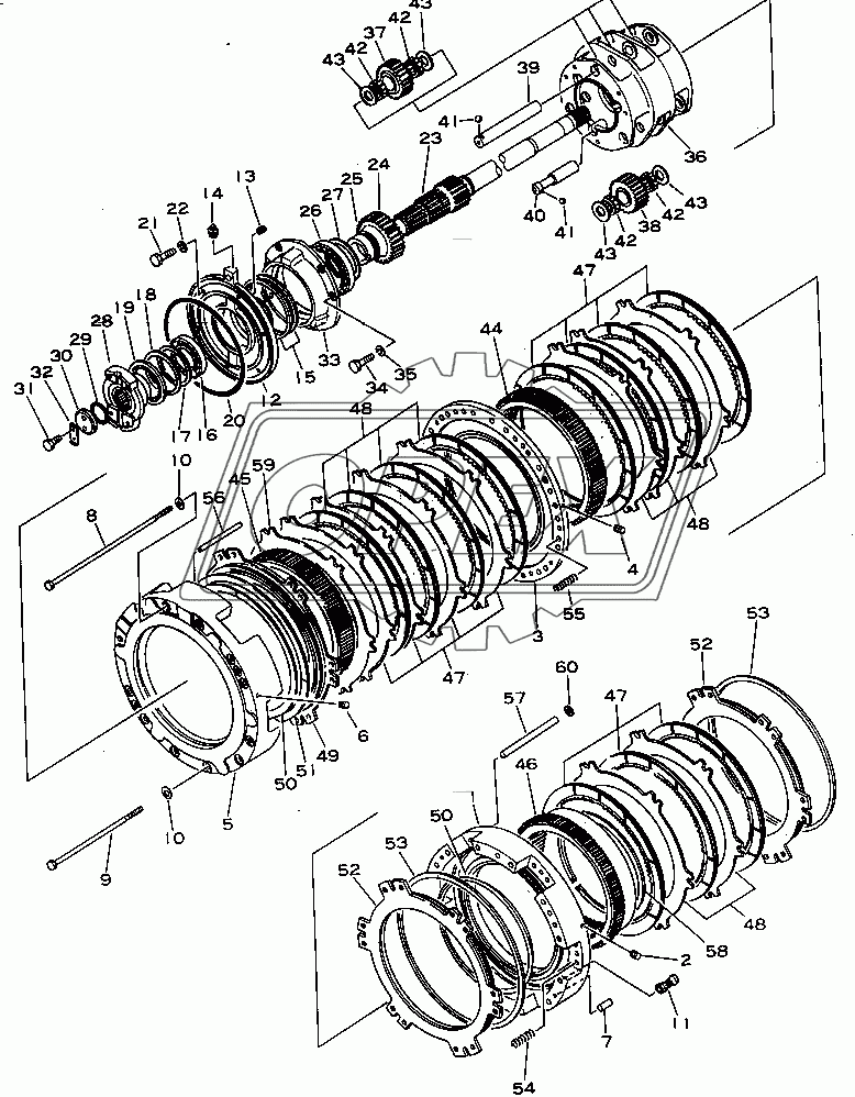  PLANETARY GEAR AND SHAFT(15686-31302) 1