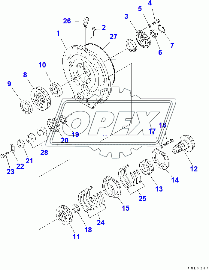  TORQFLOW TRANSMISSION TRANSFER(15686-31302)