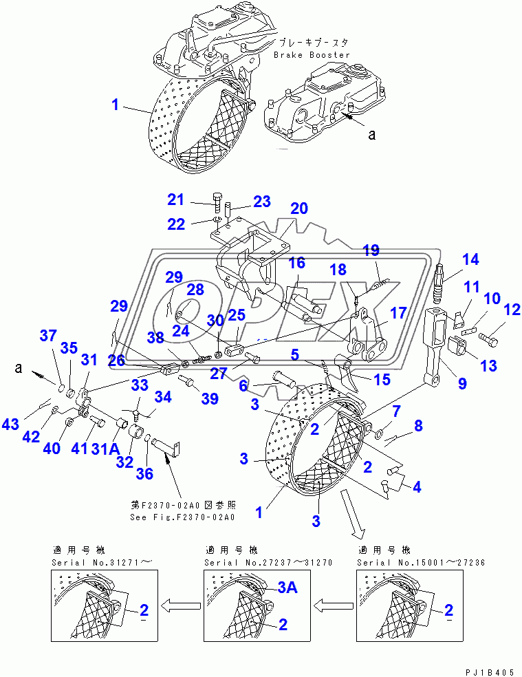  BRAKE BAND AND LINKAGE(31574-)