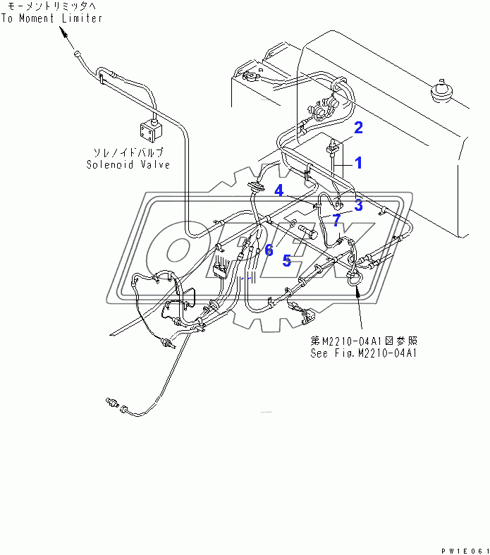  WIRING HARNESS (WITH SAFETY DEVICE)(14413-)