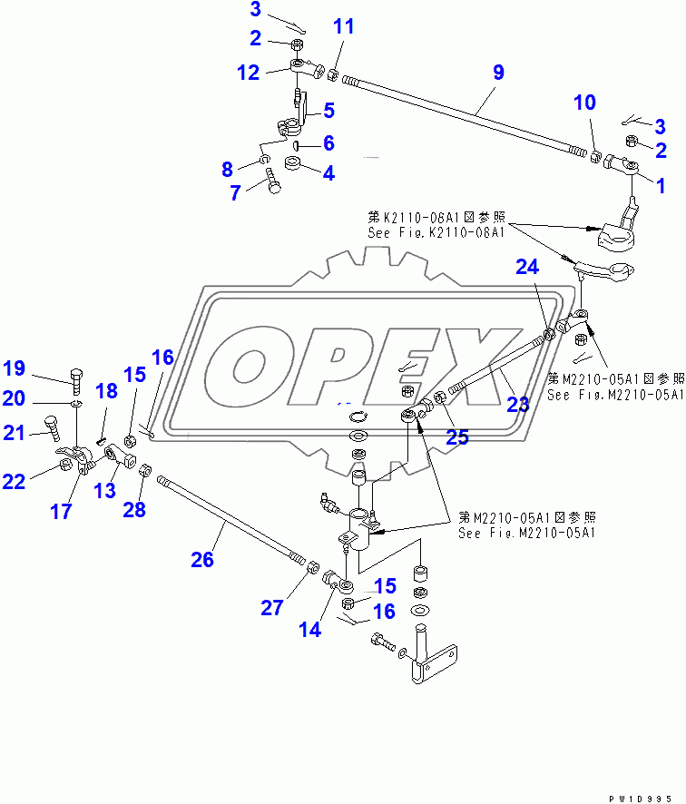  GEAR SHIFT LINKAGE(14413-)