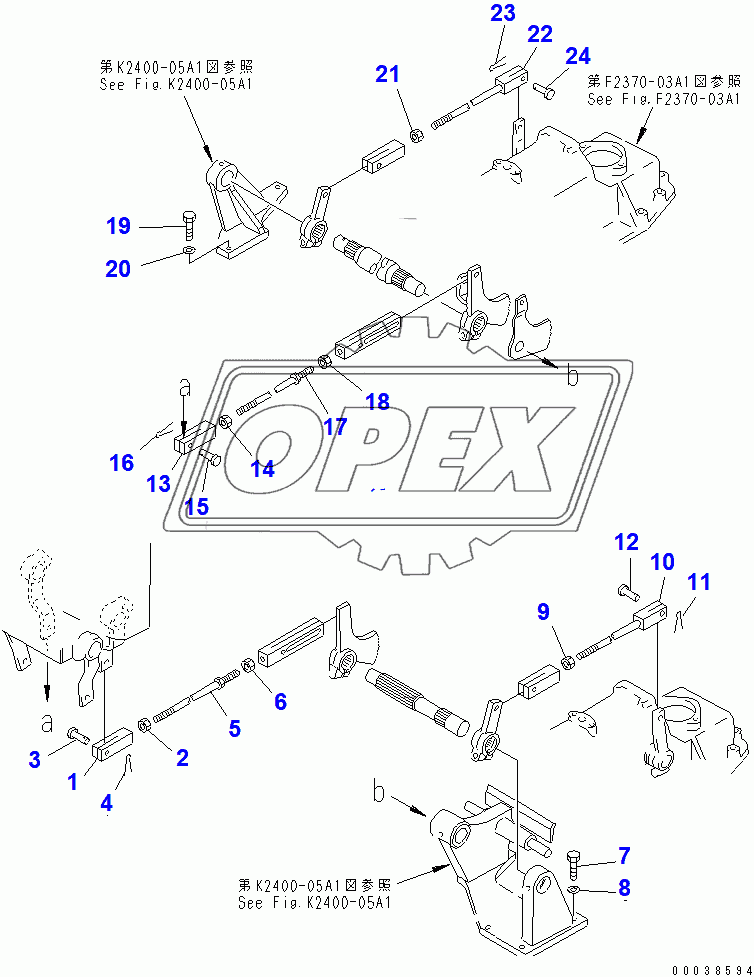  BRAKE PEDAL LINKAGE (COLD WEATHER (A) SPEC.) (2/2)
