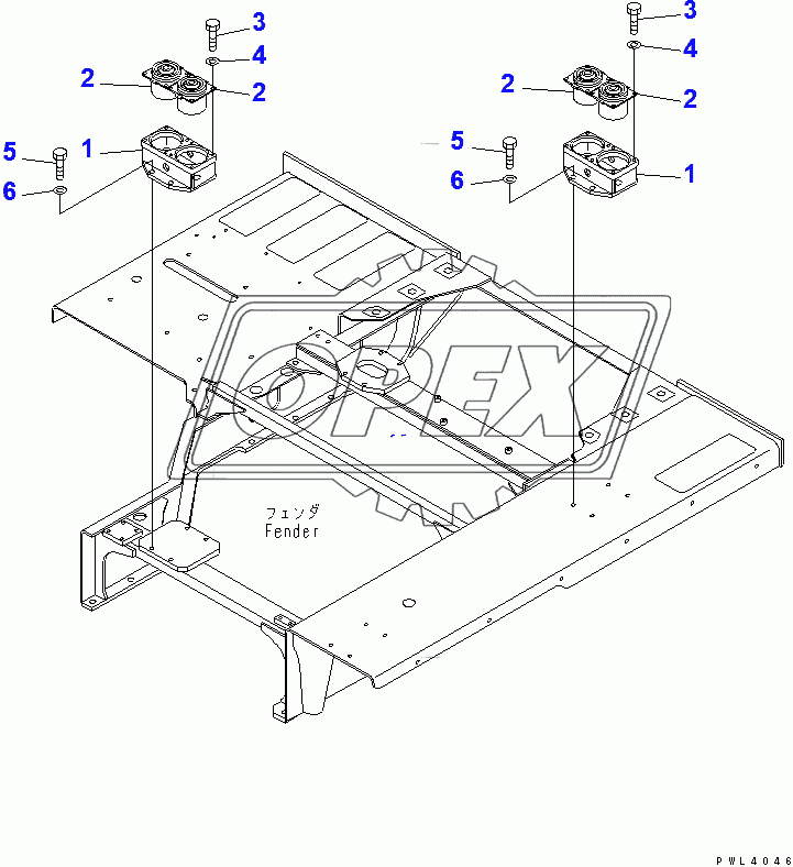  FLOOR FRAME MOUNTING