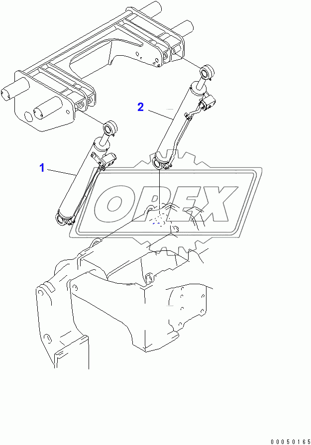  COUNTERWEIGHT CYLINDER (COLD WEATHER (A) SPEC.)(14413-)