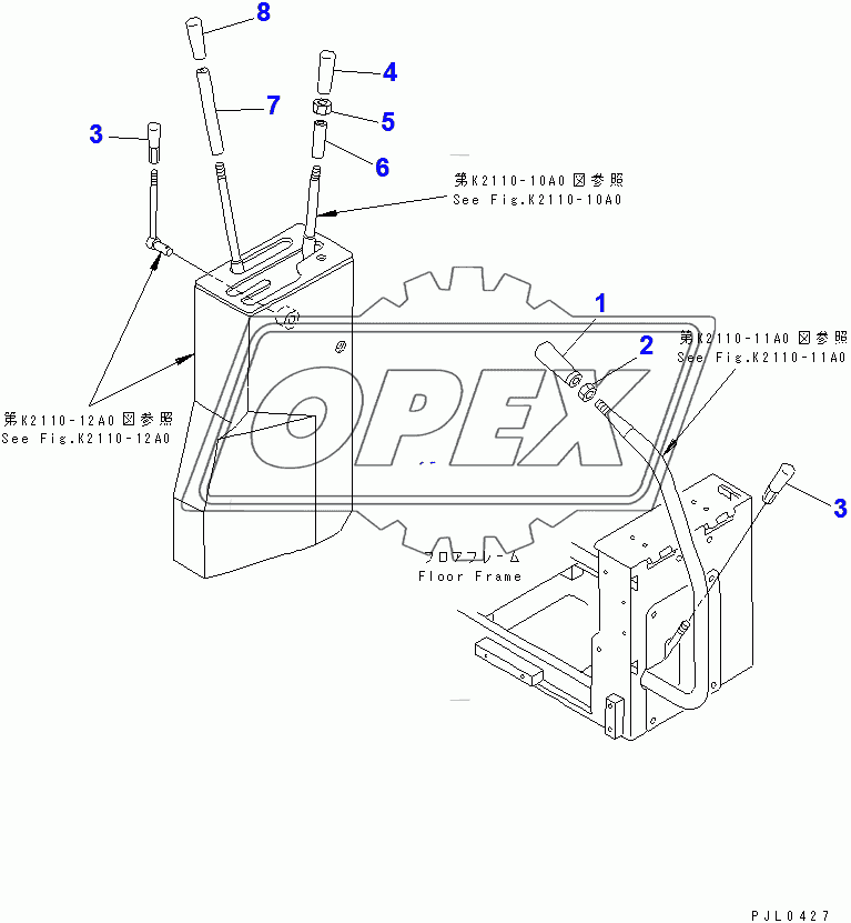  WINCH CONTROL LEVER KNOB