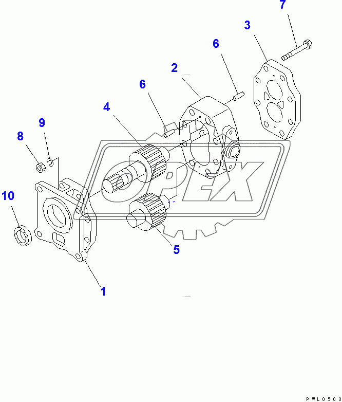  TRANSMISSION PUMP(14413-)