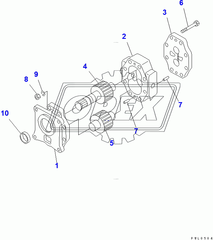  STEERING PUMP(14413-)