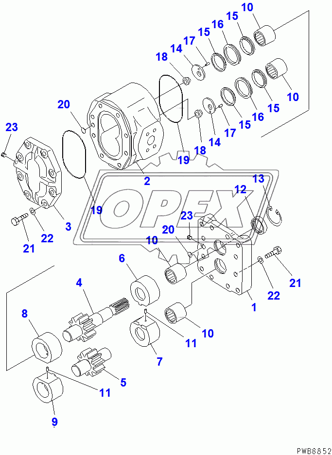  COUNTER WEIGHT PUMP(14413-)