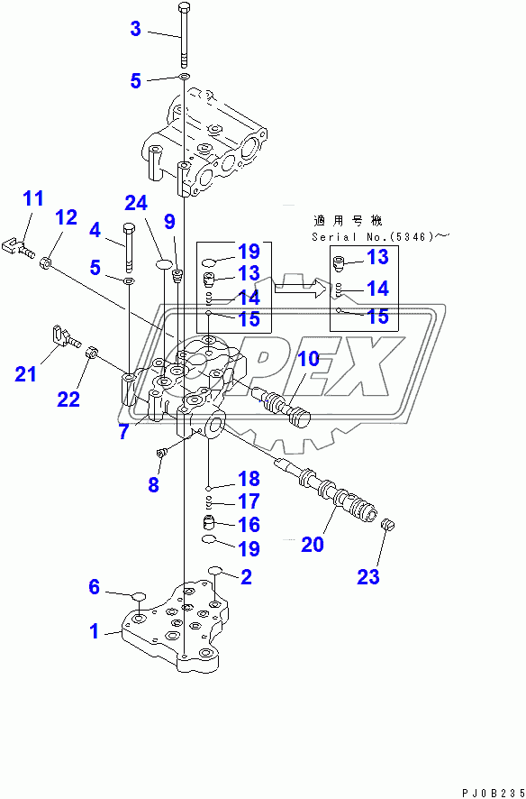  CONTROL VALVE (LOWER)