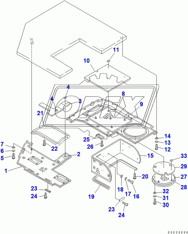  CAB (INTERIOR) (WITHOUT VENTILATOR)(14404-)