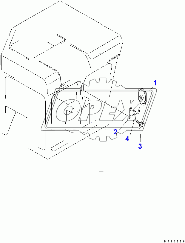  CAB (REARVIEW MIRROR)(14404-)