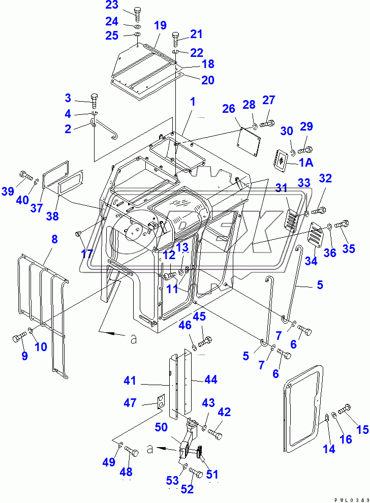  CAB (BODY AND COVER)(14263-14519)