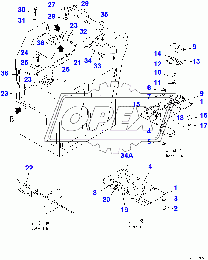  CAB (WIRING HARNESS)(14263-14519)