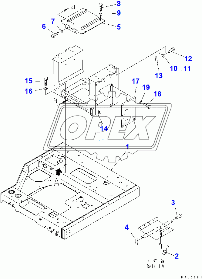  FLOOR FRAME (WITH SAFETY DEVICE)(14430-)