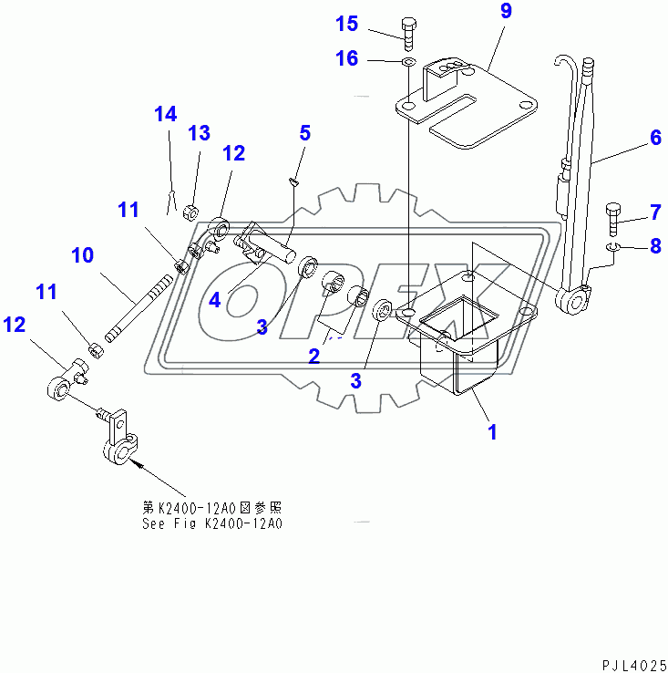  SHUTTER CONTROL LEVER