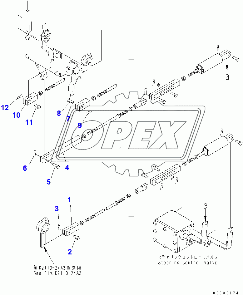  STEERING AND BRAKE CONTROL LINKAGE(14413-)