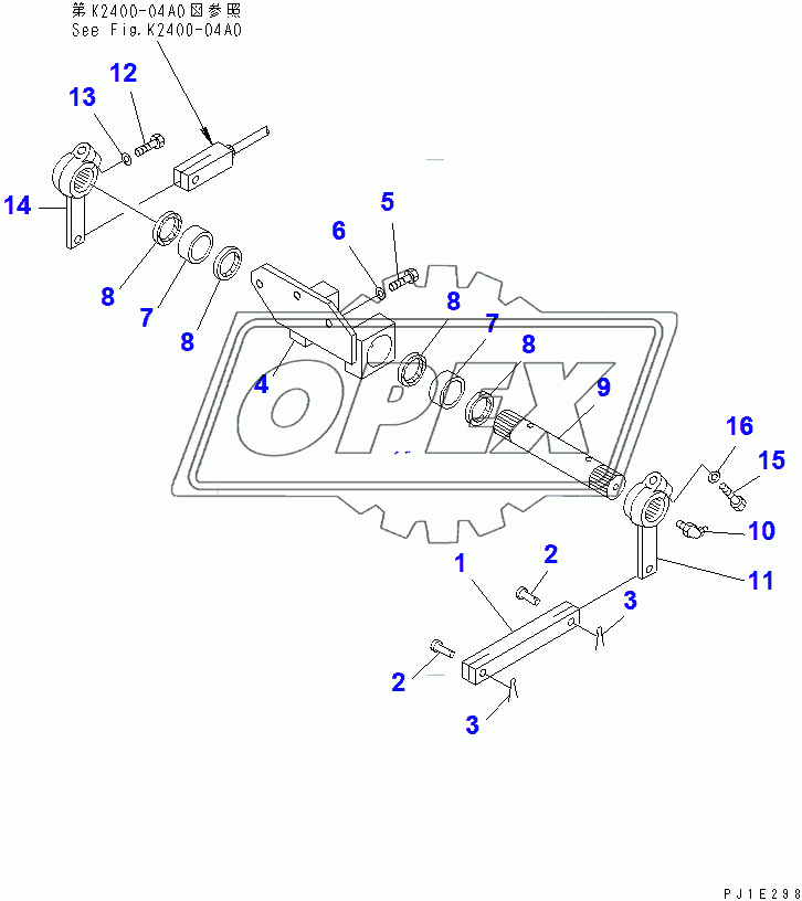  STEERING CONTROL LEVER LINKAGE 1