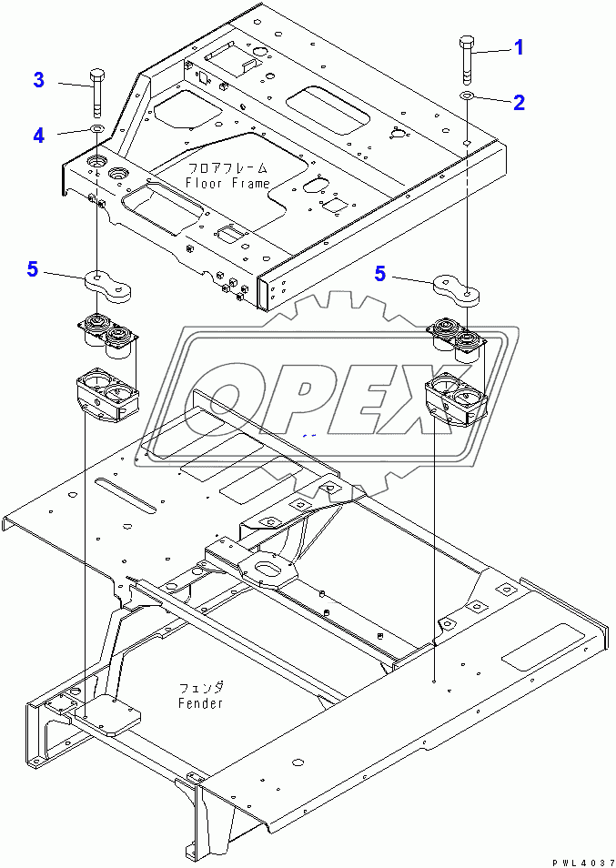  FLOOR FRAME MOUNTING