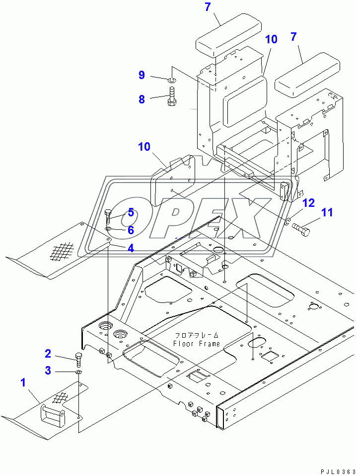  FLOOR FRAME COVER