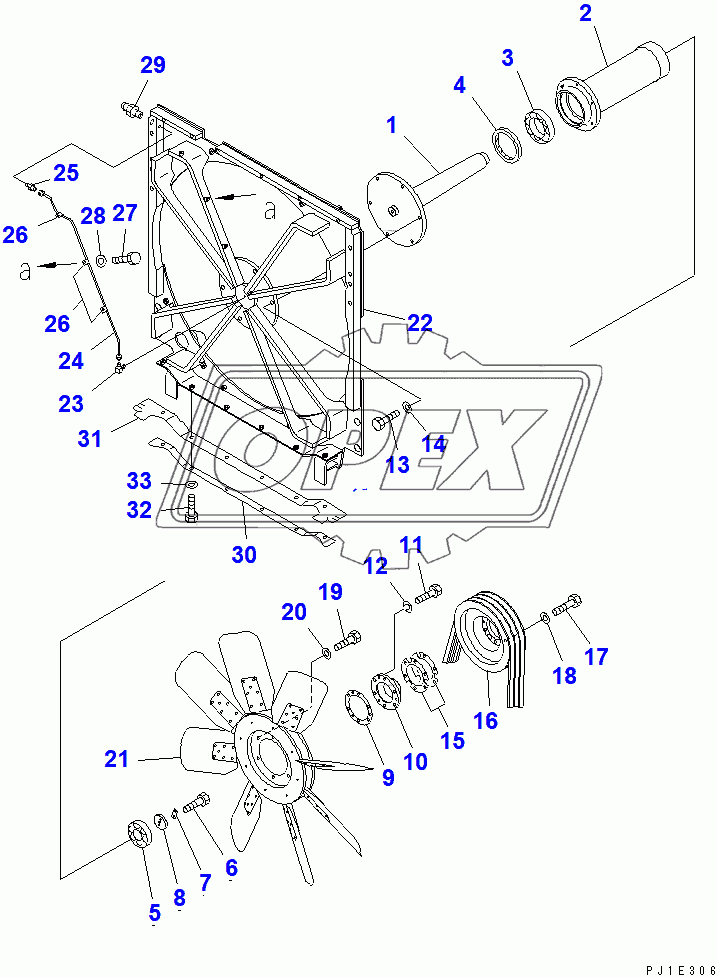  RADIATOR FAN DRIVE