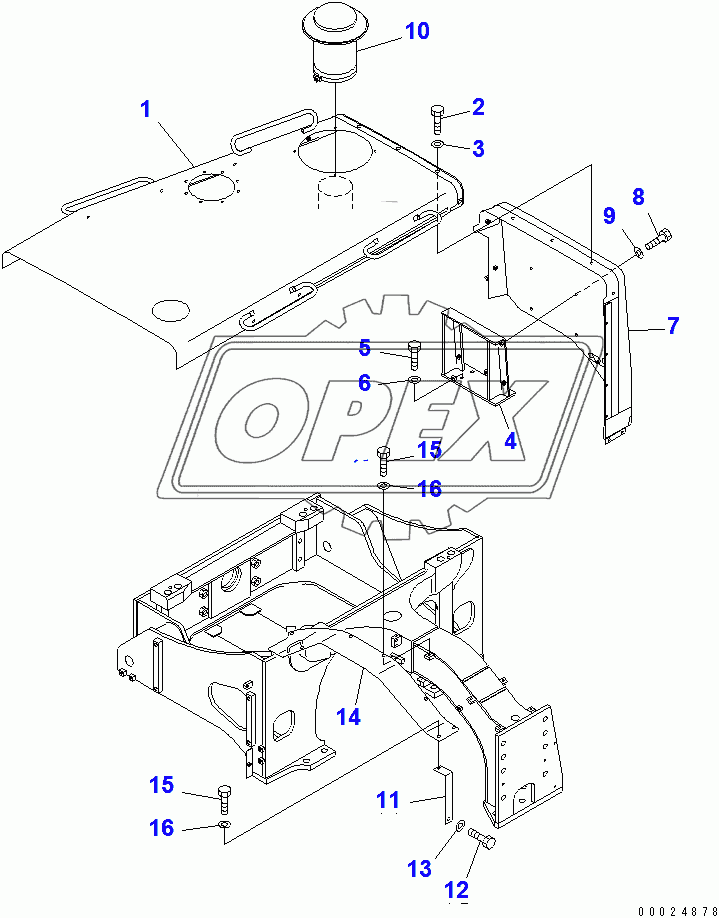  ENGINE HOOD (WITH SAFETY DEVICE)(14413-)