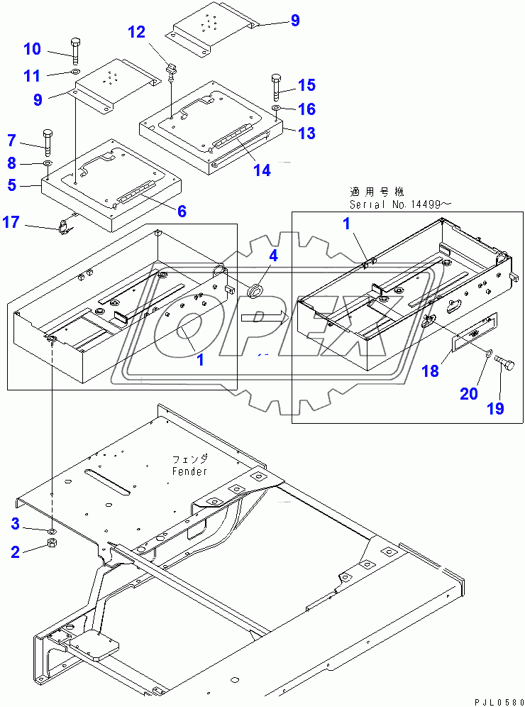  BATTERY MOUNTING