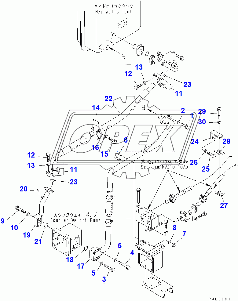  COUNTERWEIGHT PIPING (1/2)