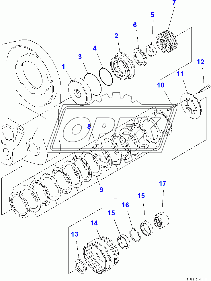  WINCH CLUTCH (2/3)