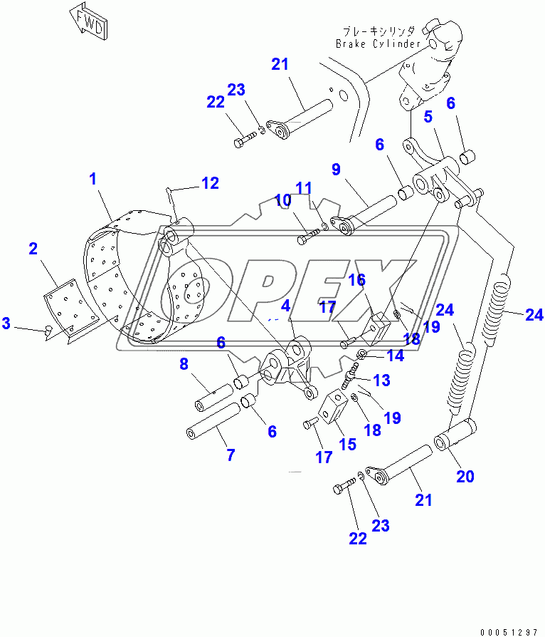  BRAKE DRUM (FOR TOWING WINCH)