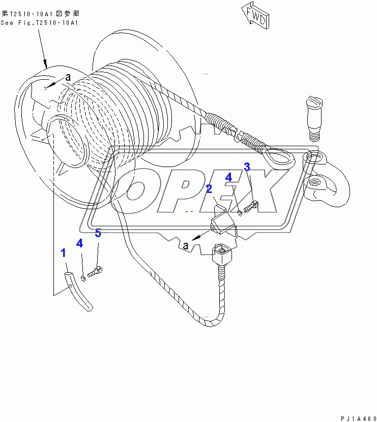  CABLE (FOR TOWING WINCH)