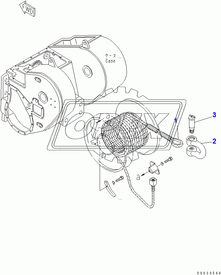  WIRE ROPE (FOR TOWING WINCH)