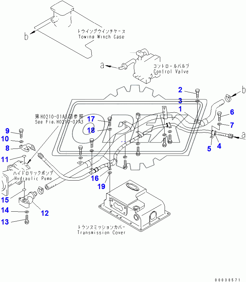  PIPING (FOR TOWING WINCH)