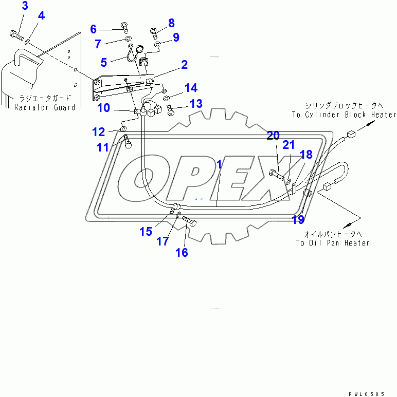  WIRING HARNESS (ENGINE HEATER)(14263-14285)