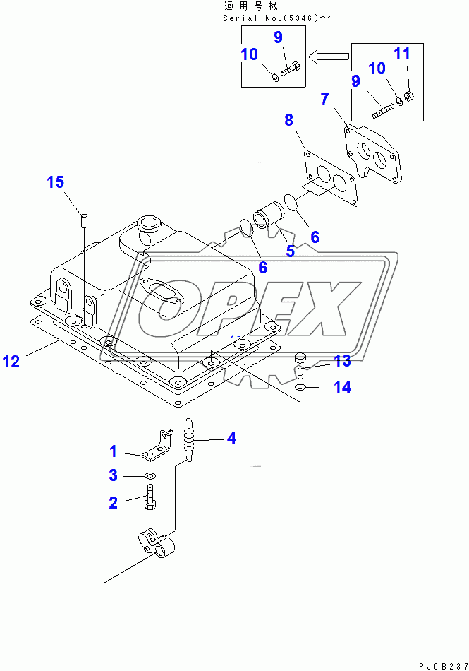  CONTROL VALVE COVER (2/2)