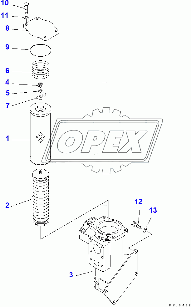  STEERING STRAINER