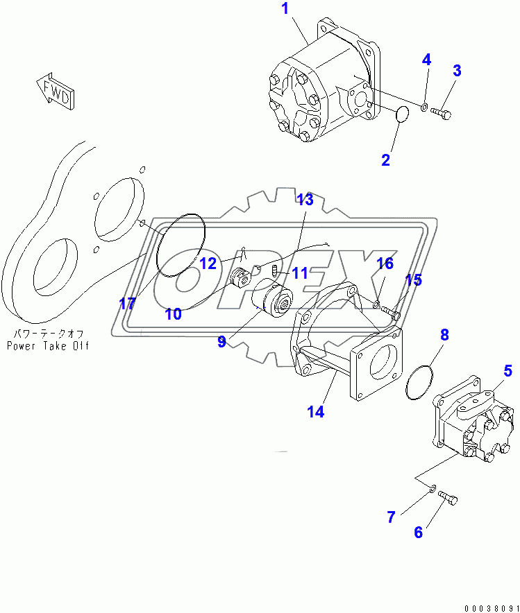  HYDRAULIC PUMP (FOR TOWING WINCH)