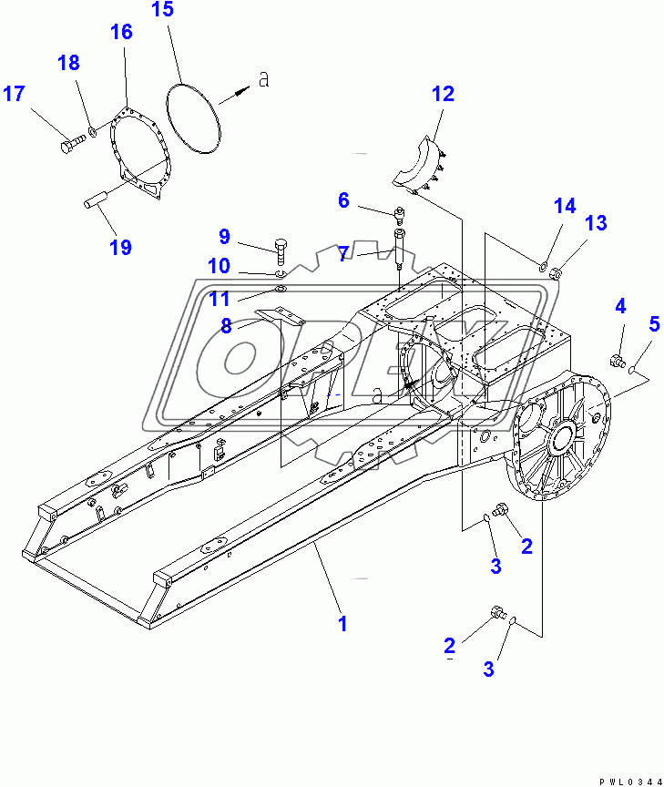  STEERING CASE FRAME