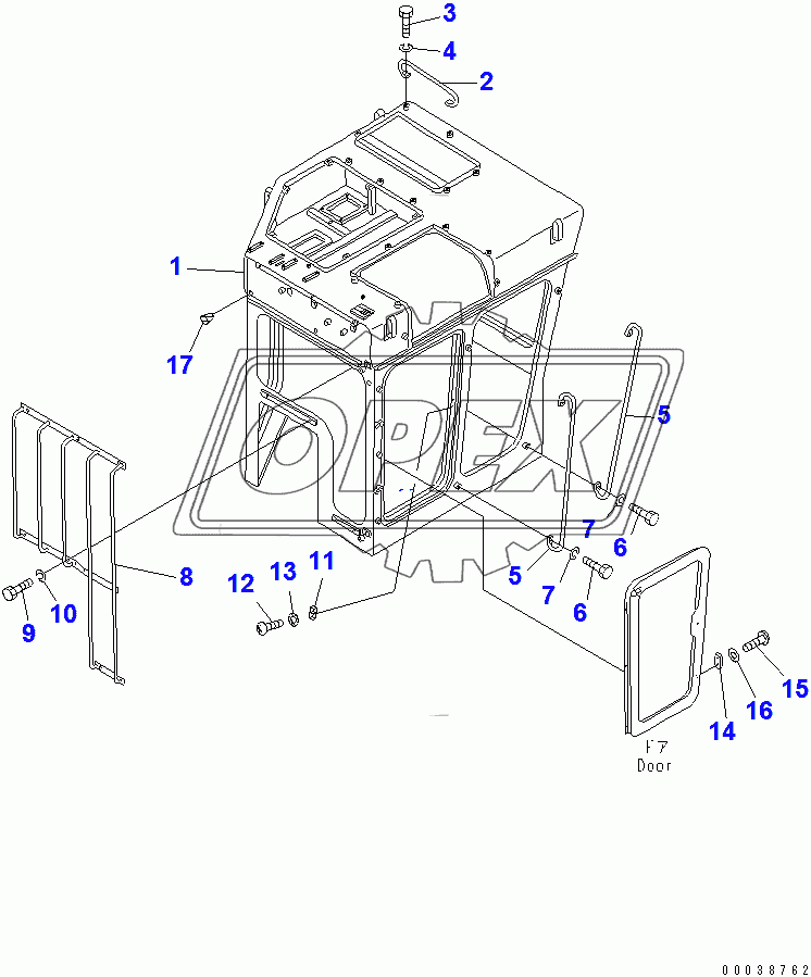  CAB (BODY) (WITH BEACON)(14608-)